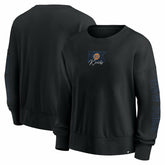 Fanatics New York Knicks Women's Oversized Game Day Pullover Sweatshirt Black