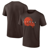 Cleveland Browns Coordinate T-Shirt - Brown - Fanatics
