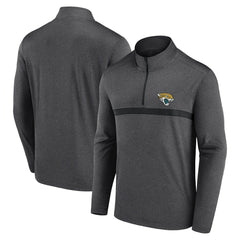 Jacksonville Jaguars Head-to-Head Quarter-Zip Pullover - Charcoal - Fanatics