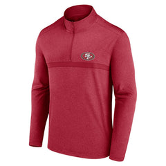 San Francisco 49ers Head-to-Head Quarter-Zip Pullover - Scarlet - Fanatics