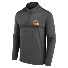 Cleveland Browns Head-to-Head Quarter-Zip Pullover - Charcoal - Fanatics