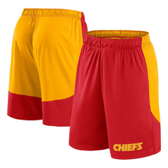 Kansas City Chiefs Launch Shorts - Red/Gold - Fanatics