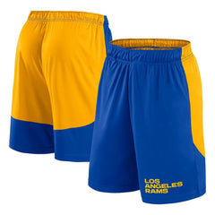 Los Angeles Rams Launch Shorts - Royal/Gold - Fanatics