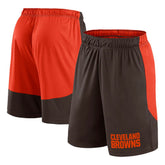 Cleveland Browns Launch Shorts - Brown/Red - Fanatics
