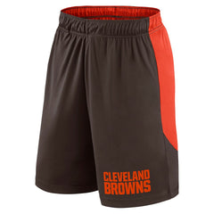 Cleveland Browns Launch Shorts - Brown/Red - Fanatics