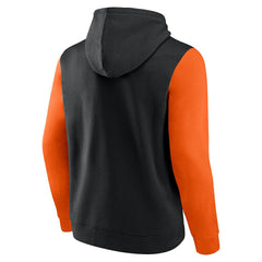 Cincinnati Bengals Outline Pullover Hoodie - Black/Orange - Fanatics