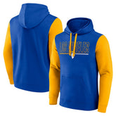 Los Angeles Rams Outline Pullover Hoodie - Royal/Gold - Fanatics
