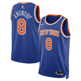 Nike OG Anunoby New York Knicks Unisex Swingman Jersey Icon Edition Blue