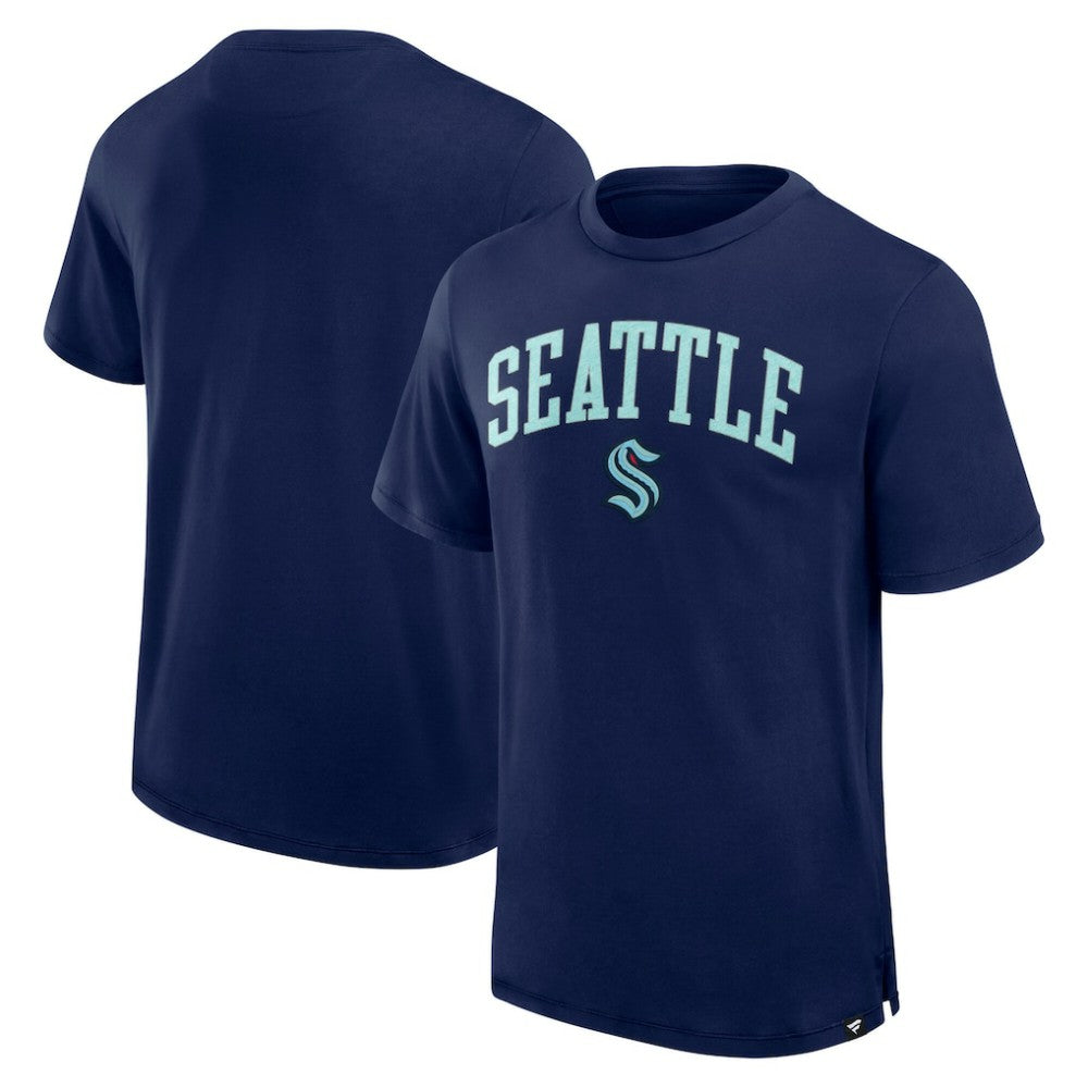 Seattle Kraken Fanatics Elevated Pima T-Shirt - Navy | Fanatics online