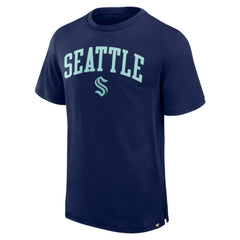 Seattle Kraken Fanatics Elevated Pima T-Shirt - Navy | Fanatics online