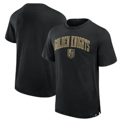 Vegas Golden Knights Fanatics Elevated Pima T-Shirt - Black | Fanatics Lifestyle