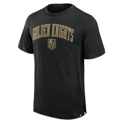 Vegas Golden Knights Fanatics Elevated Pima T-Shirt - Black | Fanatics Lifestyle