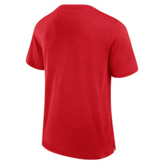 Detroit Red Wings Fanatics Elevated Pima T-Shirt - Red | Fanatics Lifestyle