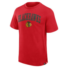 Chicago Blackhawks Fanatics Elevated Pima T-Shirt - Red | Fanatics discount