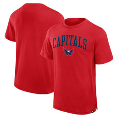 Washington Capitals Fanatics Elevated Pima T-Shirt - Red | Fanatics discount