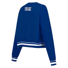 Tampa Bay Lightning Pro Standard Women's Area Code Cropped Pullover Sweatshirt - Blue | NHL sale