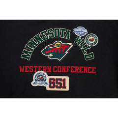Minnesota Wild Pro Standard Women's Area Code Cropped Pullover Sweatshirt - Black | NHL sale