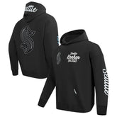 Seattle Kraken Pro Standard Paint the City Pullover Hoodie - Black | NHL sale