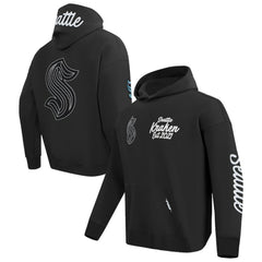 Seattle Kraken Pro Standard Paint the City Pullover Hoodie - Black | NHL sale
