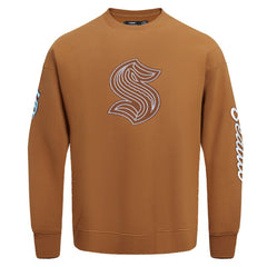 Seattle Kraken Pro Standard Paint the City Pullover Sweatshirt - Brown | NHL on sale