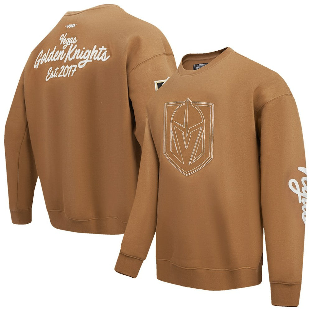 Vegas Golden Knights Pro Standard Paint the City Pullover Sweatshirt - Brown | NHL near me