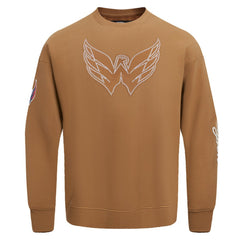 Washington Capitals Pro Standard Paint the City Pullover Sweatshirt - Brown | NHL discount