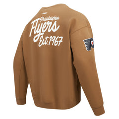 Philadelphia Flyers Pro Standard Paint the City Pullover Sweatshirt - Brown | NHL discount