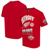 Detroit Red Wings Pro Standard Turn It Up T-Shirt - Red | NHL on sale