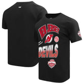 New Jersey Devils Pro Standard Turn It Up T-Shirt - Black | NHL Clearance