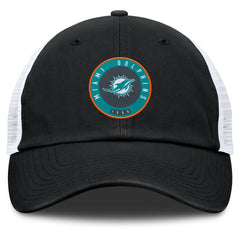 Miami Dolphins Averie Trucker Adjustable Hat - Black - Fanatics