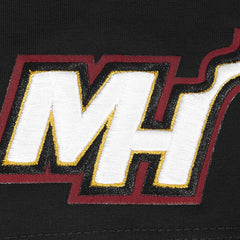 Miami Heat Pro Standard Women's Jewels Boxy Cropped T-Shirt Black