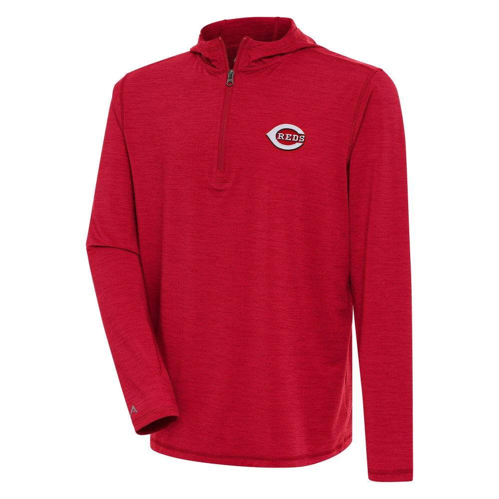 Cincinnati Reds Antigua Tidy Quarter-Zip Hoodie Sale