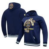 Denver Nuggets Pro Standard Area Code Pullover Hoodie Navy