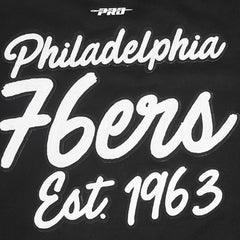 Philadelphia 76ers Pro Standard Paint the City Drop Shoulder Sweatshirt Black