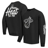 Miami Heat Pro Standard Paint the City Drop Shoulder Sweatshirt Black