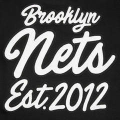 Brooklyn Nets Pro Standard Paint the City Drop Shoulder Sweatshirt Black