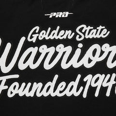 Golden State Warriors Pro Standard Paint the City Drop Shoulder Sweatshirt Black