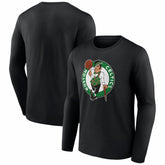 Boston Celtics Primary Logo Long Sleeve T-Shirt Black