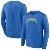 Los Angeles Chargers Primary Logo Long Sleeve T-Shirt - Powder Blue - NFL