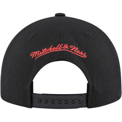 Vancouver Canucks Mitchell & Ness Core Team Script 2.0 Snapback Hat - Black | NHL Lifestyle