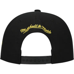 Boston Bruins Mitchell & Ness Core Team Script 2.0 Snapback Hat - Black | NHL Clearance