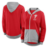 Philadelphia Phillies Fanatics Women's Hit It French Terry Full-Zip Hoodie Near Me