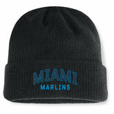 Miami Marlins Fanatics Andee Cuffed Knit Hat Online