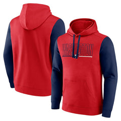 Washington Capitals Logo Athletic Deliver Fleece Pullover Hoodie - Red | NHL online