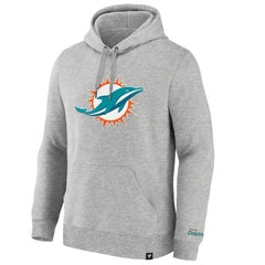 Miami Dolphins Legacy Fleece Pullover Hoodie - Heather Gray - Fanatics