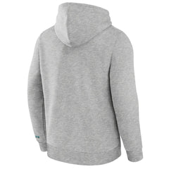 Miami Dolphins Legacy Fleece Pullover Hoodie - Heather Gray - Fanatics