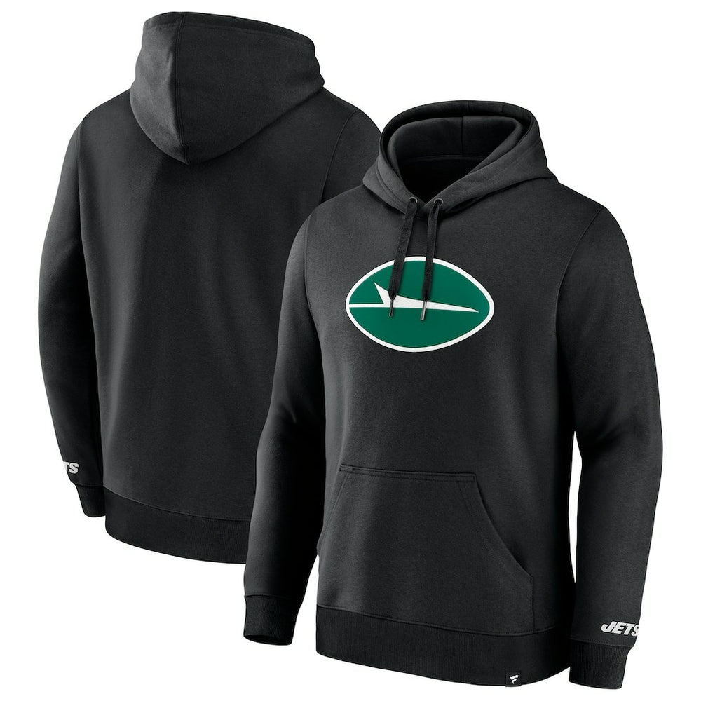 New York Jets Legacy Fleece Pullover Hoodie - Black - Fanatics