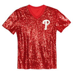 Bryce Harper Philadelphia Phillies Juniors Name & Number Sequin V-Neck Top for sale