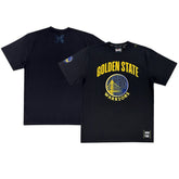 Golden State Warriors NBA x Two Hype Unisex Culture & Hoops T-Shirt - Black