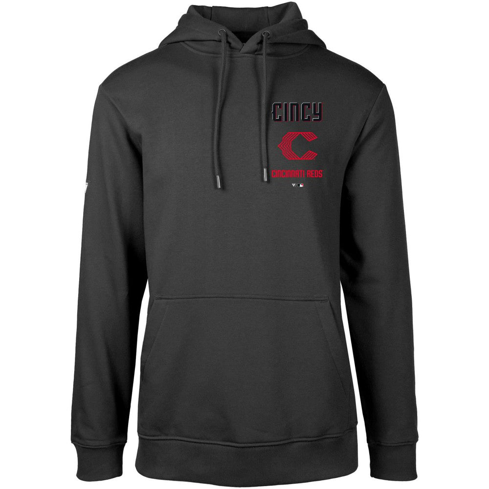 Cincinnati Reds Levelwear City Connect Podium Baseline Pullover Hoodie Outlet